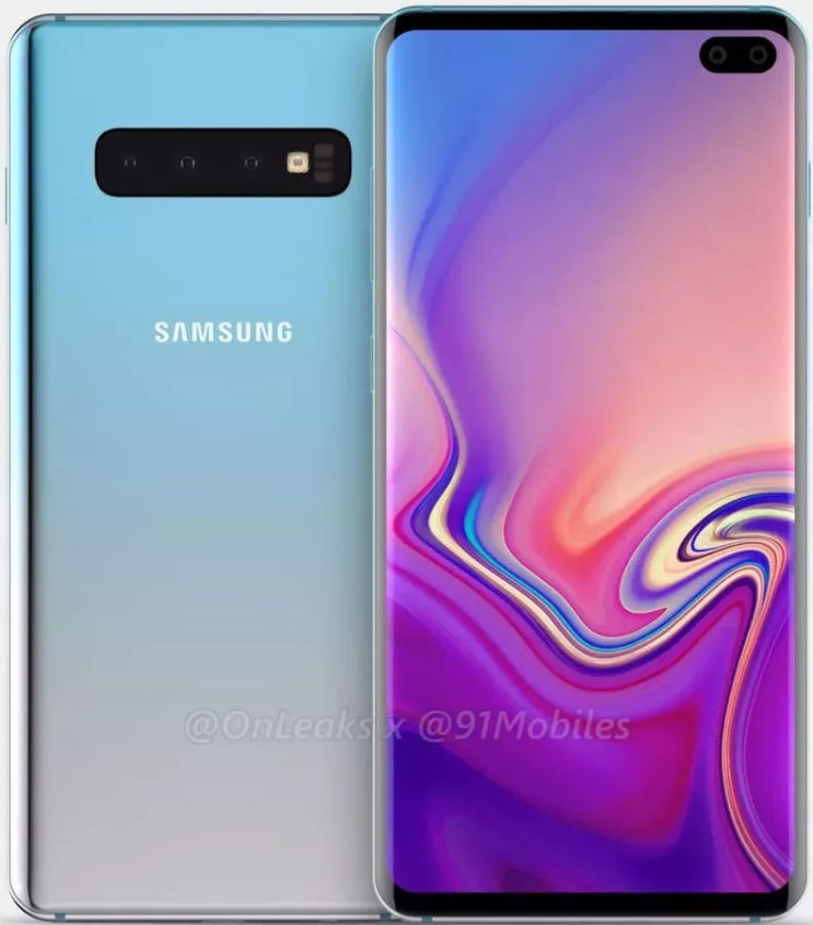 삼성 갤럭시 S10 유출 ? ( Samsung Galaxy S10 Plus: 360 renders ) 디자인/영상