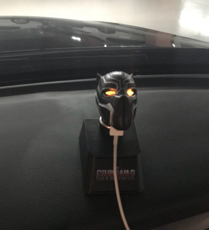  블랙팬서 차량용 USB 어밴져스 마블 정품!