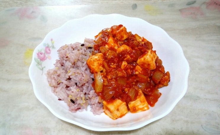  백종원 마파두부 레시피(두반장없이)