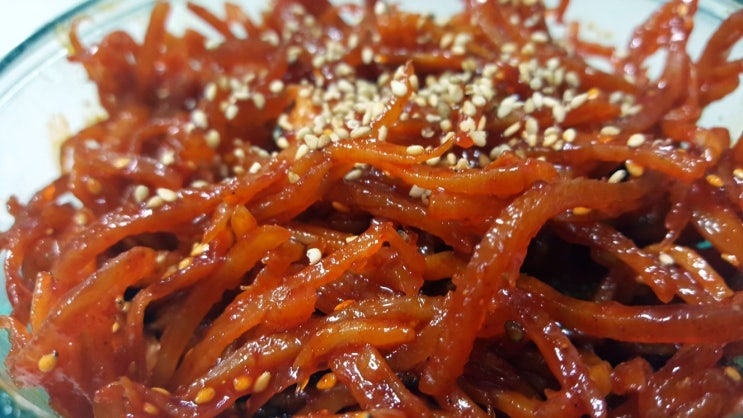  진미채무침 부드럽게 만드는 동탄아씨의 황금레시피