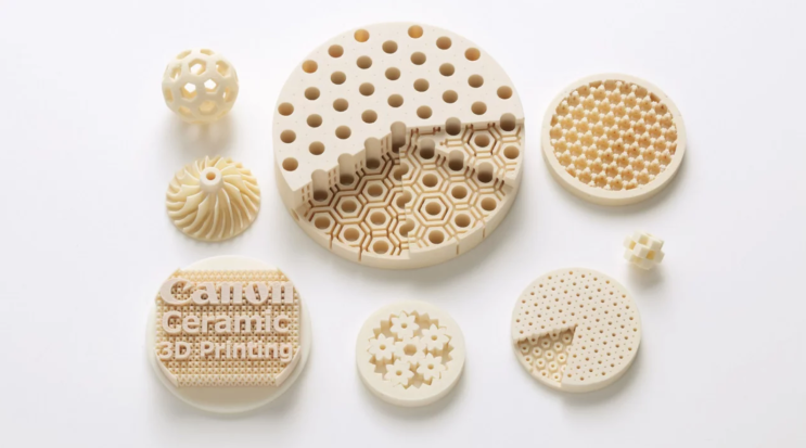 캐논, 고정밀 세라믹 부품용 3D프린팅 기술과 소재를 개발하다
