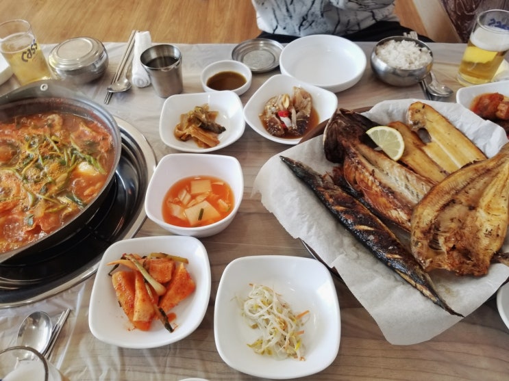 보령. 대천해수욕장. 민형식당.