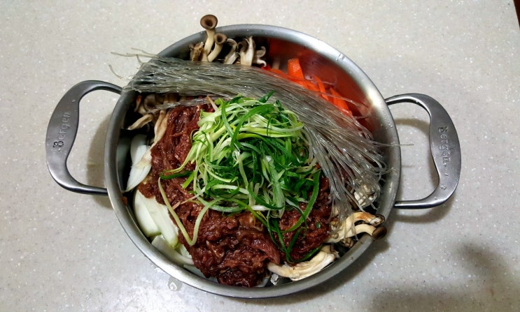  소불고기전골로 차리는 주간밥상