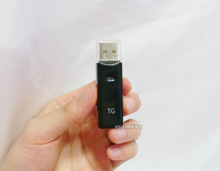  다이소 SD카드 리더기/TG USB 2.0 카드리더기/SD카드와 마이크로SD카드 모두 가능!