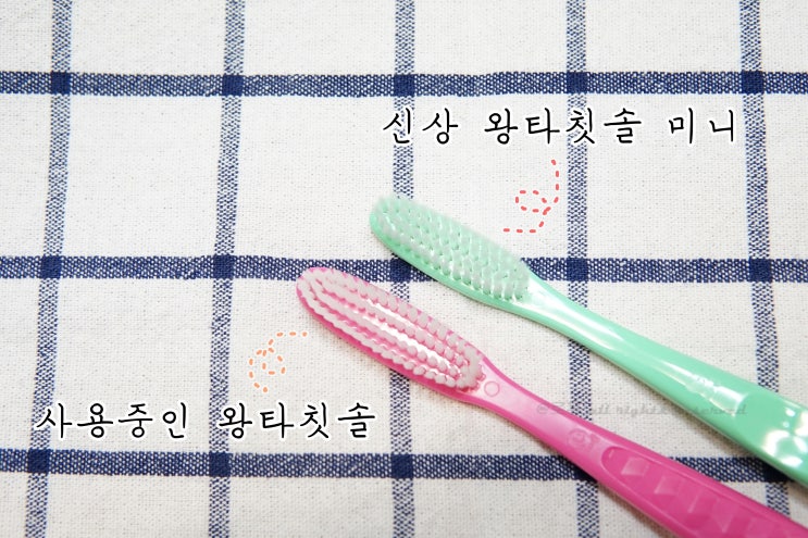  백선생 왕타칫솔 미니 신상이라니 더 좋아졌다