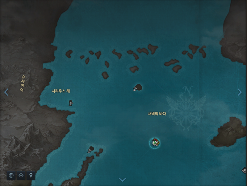 로아 부서진 빙하 의 섬 섬 의 마음