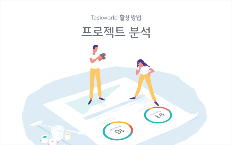 업무보고 및 성과분석을 위한 프로젝트 분석(Project analytics) 활용방법 - Taskworld