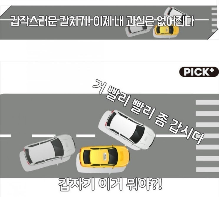  새롭게 변경 적용되는 교통 사고과실 비율이에요