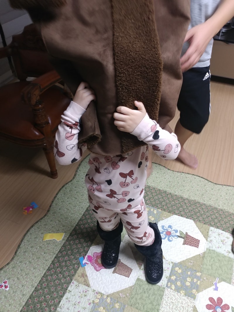 코인코즈 양면 인조 무스탕 득템 : 네이버 블로그