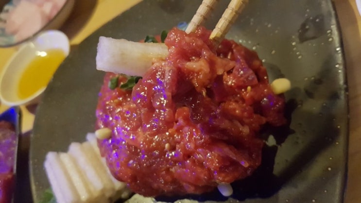  건대입구역 화양동 맛집 육성회비. 술고래들은 꼭 가야 할 가성비 최고의 한우 육회 육사시미 맛집.