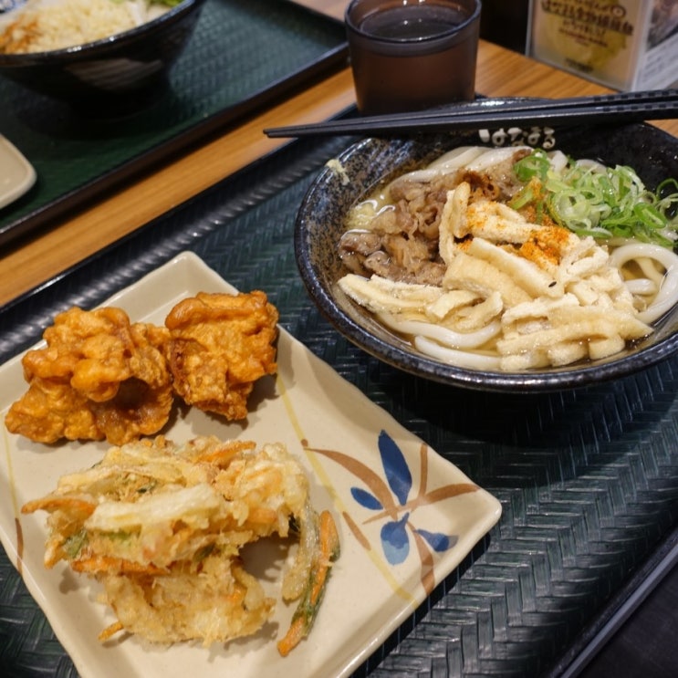 #181205 일본 도쿄 여행 4일차 - 긴자 저렴한 맛집, 하나마루 우동 はなまるうどん