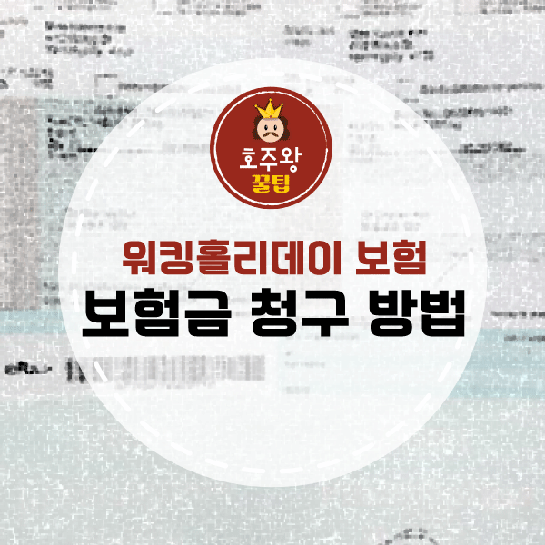 호주 워킹홀리데이 보험 / 병원비 청구하는 방법!