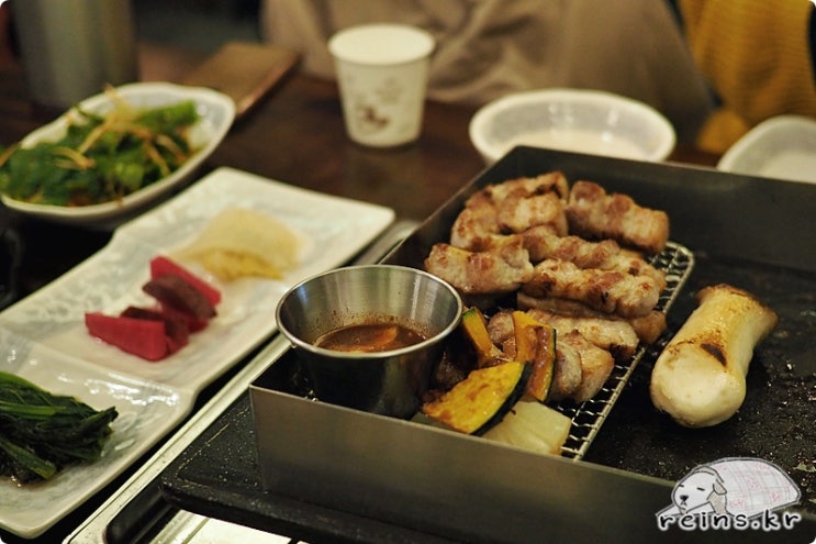  매봉역 맛집 삼곱식당 매봉점에서 오랜만에 곱창이랑 삼겹살 배불리 먹었어요