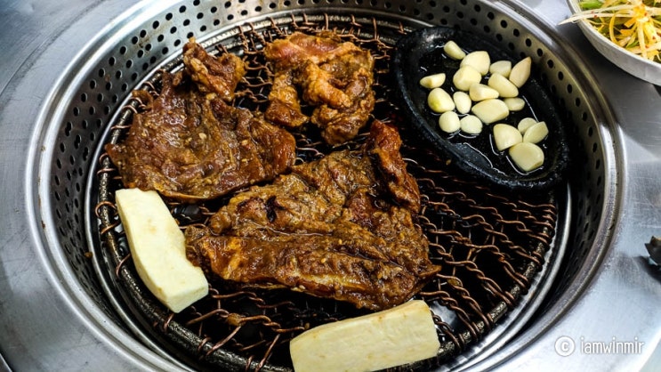 용산 맛집, 후식 냉면까지 호로록~ "용문갈비"