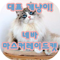  대표 개냥이!! 네바 마스커레이드 캣