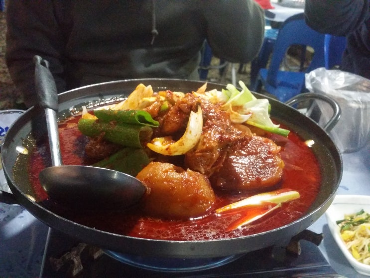  빨간 닭볶음탕은 등촌동에 유림이 최고네요