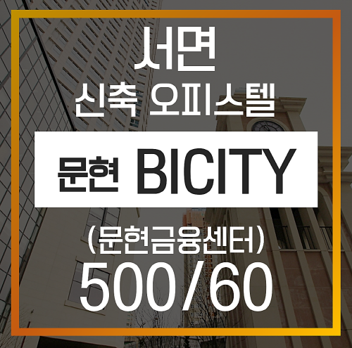  서면오피스텔로 자리매김한 문현비아이시티