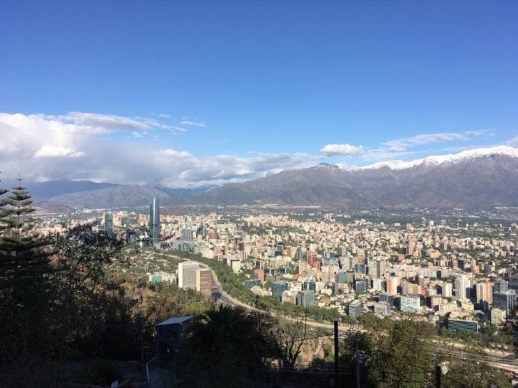  칠레 - 산 크리스토 발(san cristobal) 산책