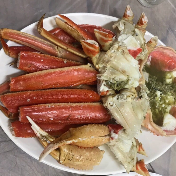 [경기 구리 농수산물시장 대게 추천 서비스 최고 현우수산 + 양념집 맛집 공룡횟집: 대게 대방어회] 대게는 되게 맛있고 대방어는 대빵 맛있어 (feat.어벤져스4 예고편)