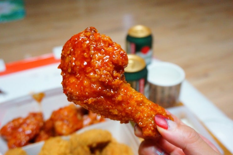  * 핵매운 치킨 - 티바두마리치킨 119불양념치킨! 진짜 불남 *