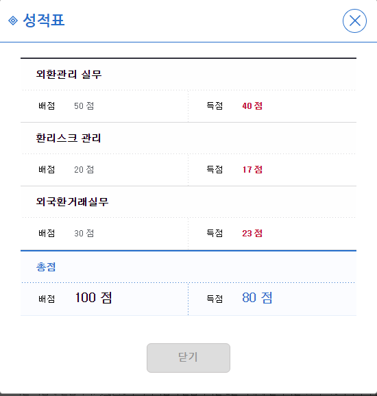  외환전문역(CFES) 1종 와우패스 환급반 (합격)후기