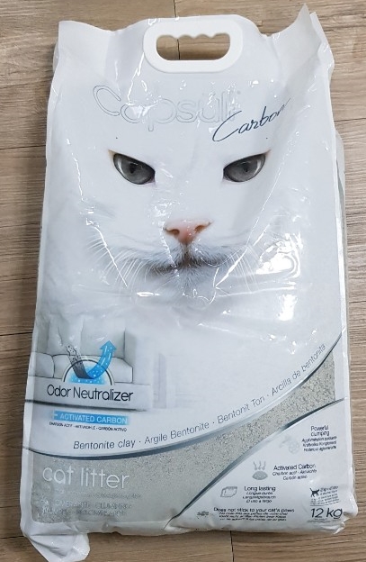  【고양이모래】 캡슐 카본 고양이 벤토나이트 모래 솔직후기
