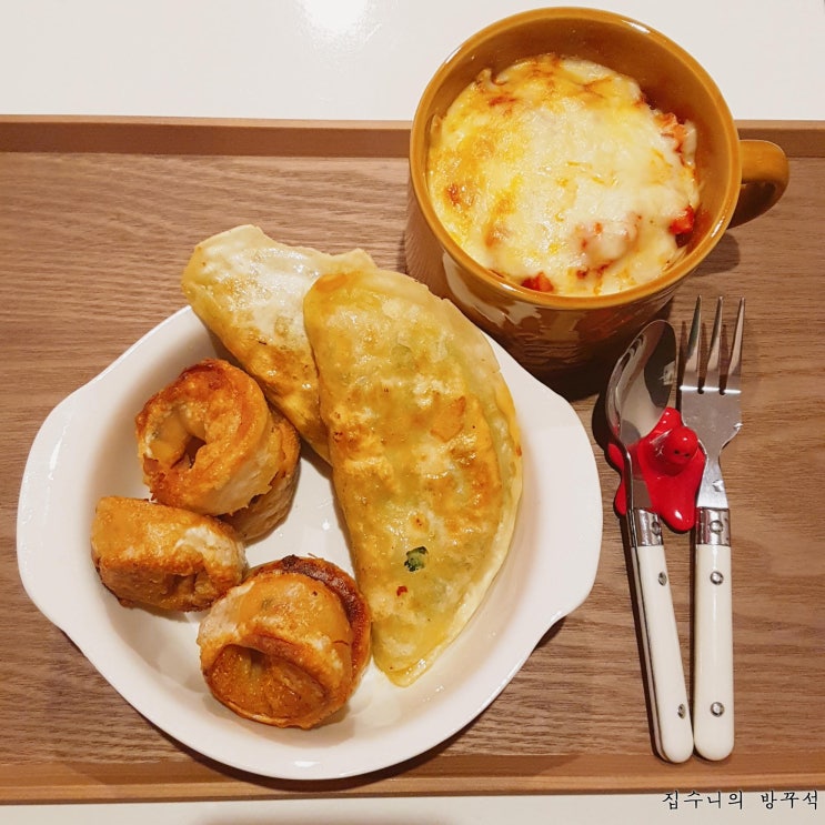  [일본워홀] 162日 야스미 / 군만두랑 오븐토마토스파게티 / 비락식혜