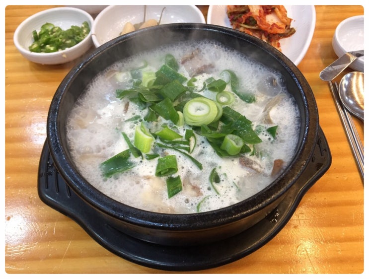  인천 부평 24시 순대국밥, 병천토속순대에서 따끈허게