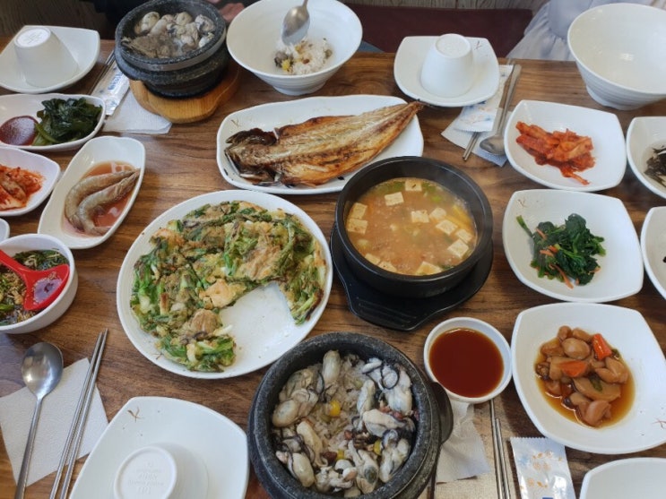  인천공항근처 용유역맛집 은행나무집 영양굴밥먹으러가요