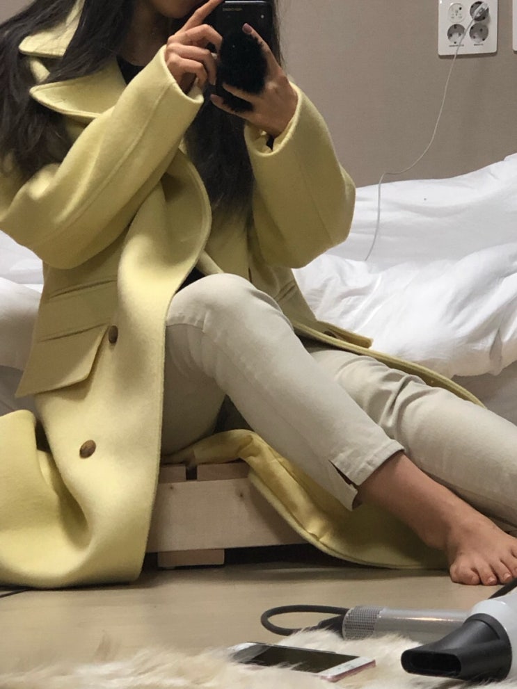  [Review] 블루민 마카롱코트 -7cm