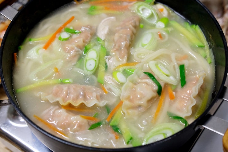  집에서 해 먹는 닭한마리 칼국수