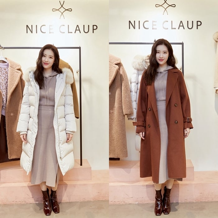 선미 인스타 팬사인회 패션은 나이스크랍 니트셋업 조녜