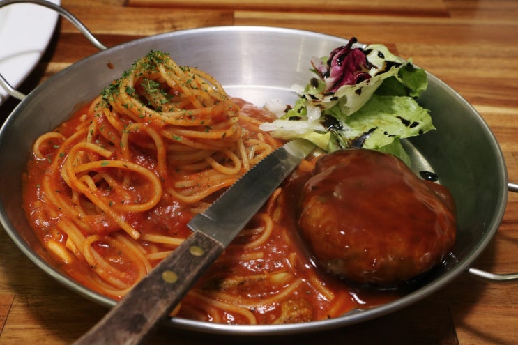  부평 파스타 괜찮은 집. 함박스테이크가 더 맛있어요! 부평 룰루랄라