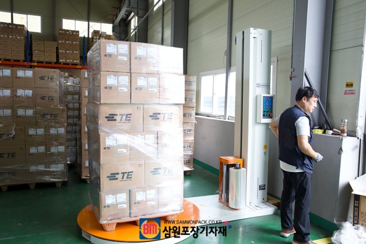  파렛트랩핑기, 자동랩핑기로 랩포장도 빠르고 편리하게!(소렌티)