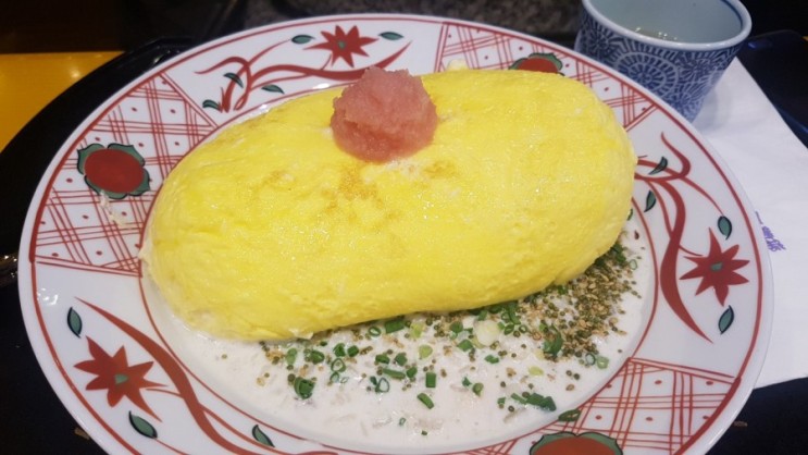강남역 일본식 스파게티 맛집 고에몬 강남점. 생활의 달인이 만드는 수플레 오믈렛 멘타이꼬 리조또.