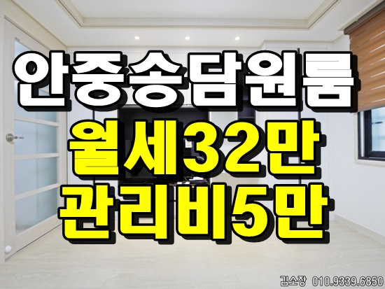  안중원룸월세 송담원룸월세 공원앞 수납공간이 너무 좋아요