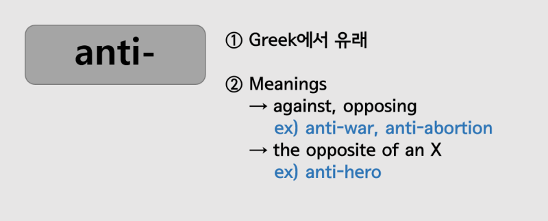 4. Affixation ③ Prefix 
