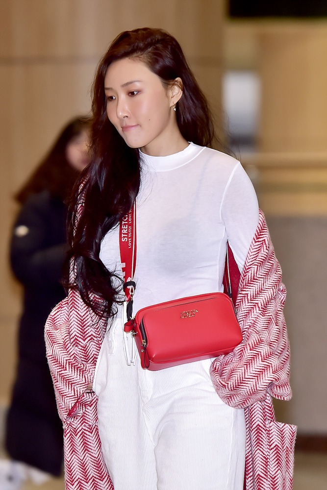 마마무 화사 공항패션 가방 파니니백 브랜드 스트레치 엔젤스 가방