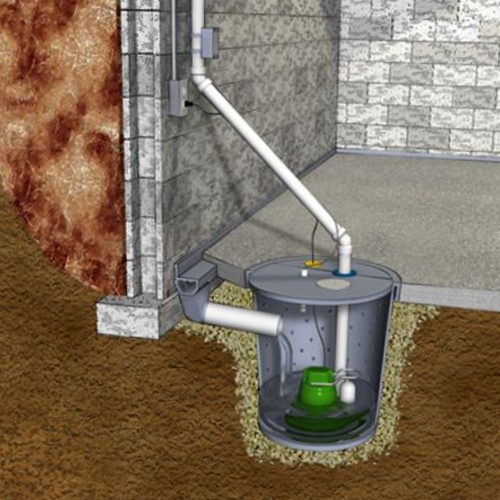 지하, 반지하 침수 시 배수 돕는 수중펌프 설치. 창원김해함안 사림동