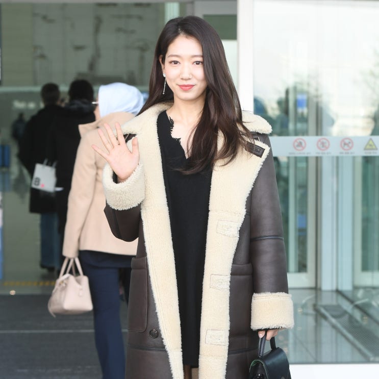  박신혜 무스탕, 니트는 인스턴트펑크 거였네!