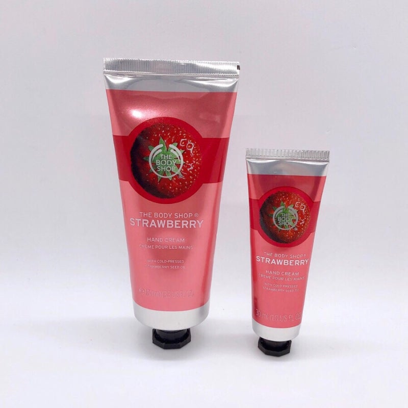 [리뷰]더바디샵 스트로베리 핸드크림 딸기향 로션 추천 - THE BODY SHOP 더바디샵 스트로베리 핸....