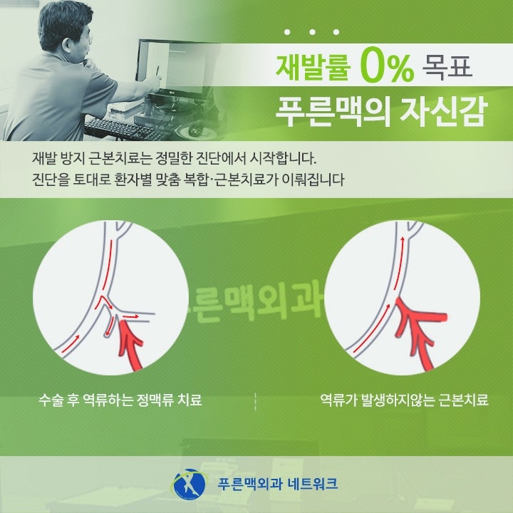 일산하지정맥류 역에서 가까운 푸른맥외과