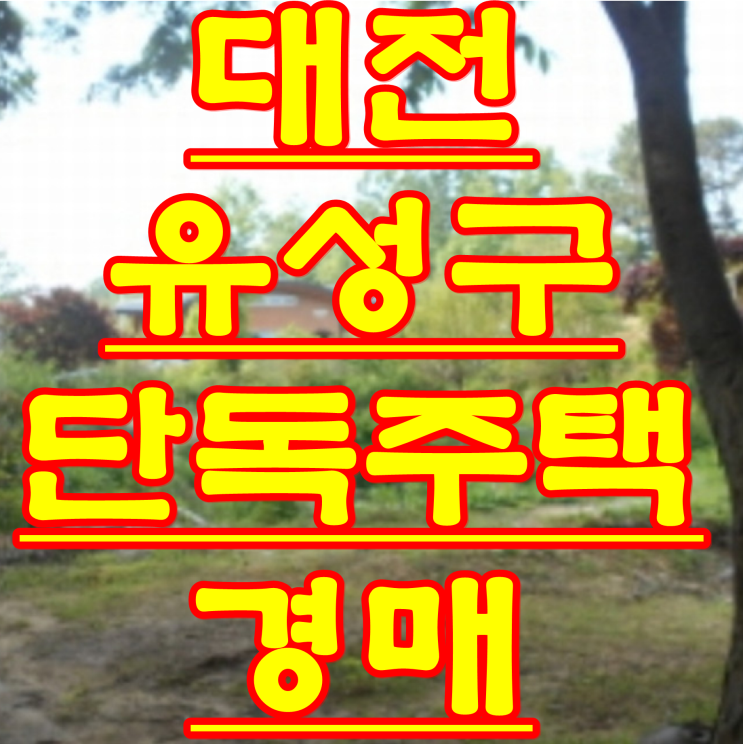  대전 단독 주택 경매 임대 매매 물건 유성구 방동 587-4 부동산 경매 물건 2018 타경 77