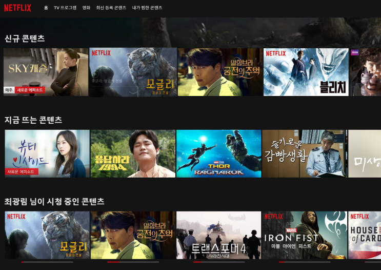 넷플릭스 (NETFLIX) 프로필 관리 하기