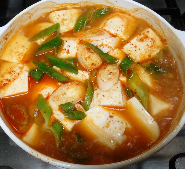  김치순두부찌개 만들기