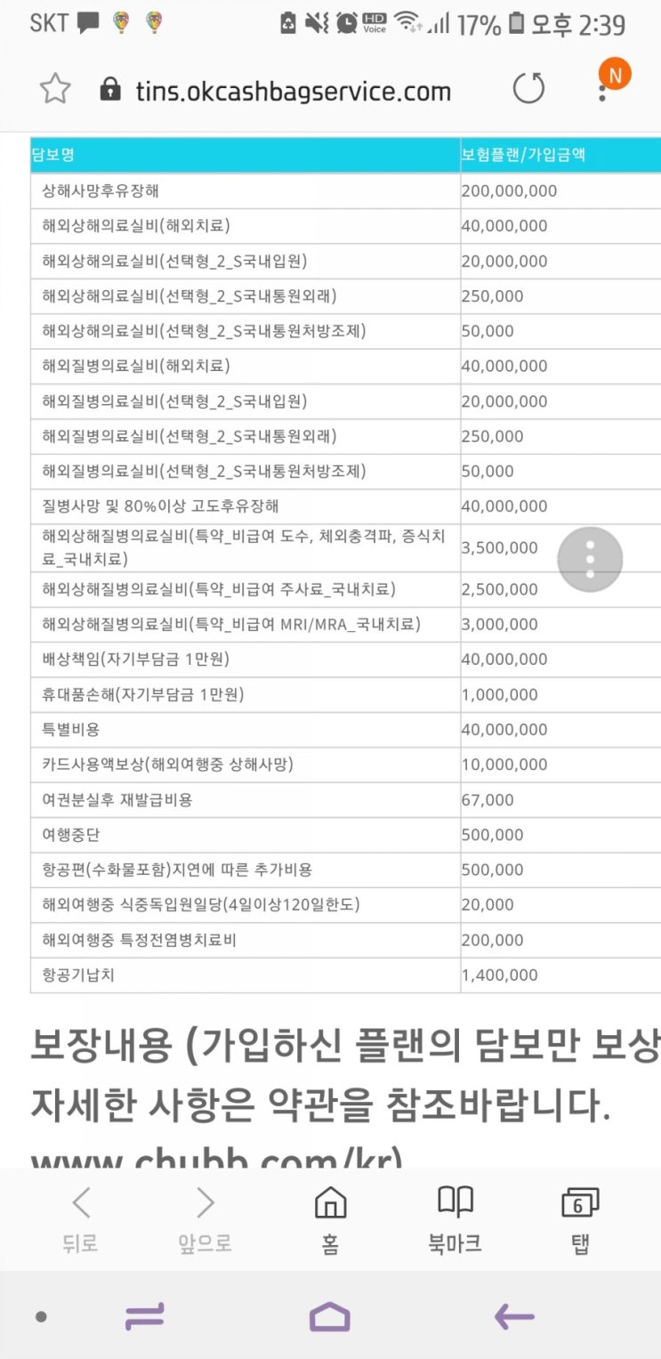  [유럽여행준비] 여행자보험 skt사용자는 t멤버쉽으로 할인가능! (에이스손해보험)