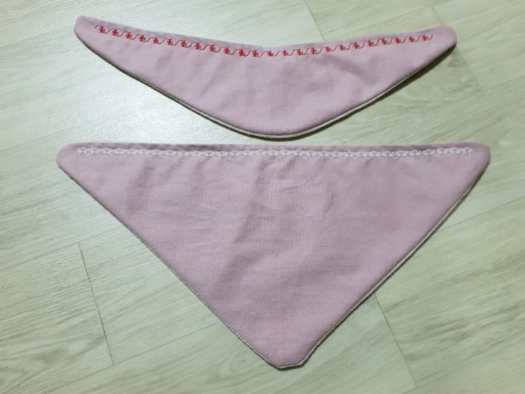  [초보 미싱러 봉봉이] 싱거9960 :: 홈패션 :: 입문 :: 바느질 ::  싱거9960 스티치 이용 :: (ps.스카프빕 과정샷)