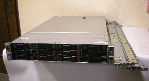 HP DL380E GEN8 CPU Xeon 6Core E5-2420 v2 2.2GHz  MEM 12GB HDD 2TB(SAS) x 8 300GB(SAS) x 2.