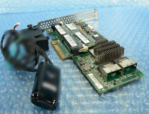 HP Smart Array P420 1GB PCI-E 120mm 교체 전 사진 // 서버용 ARRAY 카드