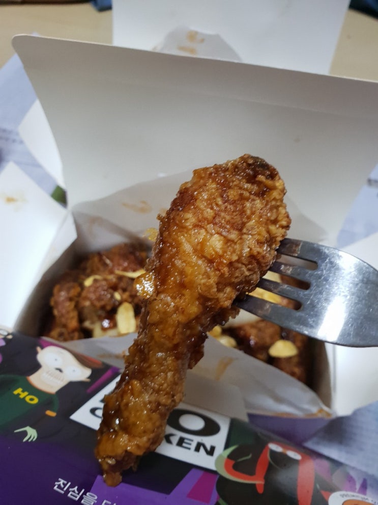  송도국제도시 맛집 착한 치킨 호치킨 치슐랭, 양념, 간장 3마리 맛 비교